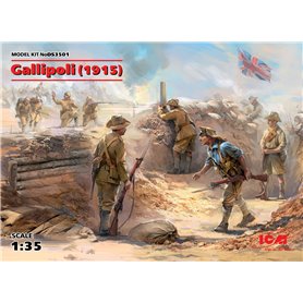 ICM 1:35 Gallipoli - 1915 | 8 figurek |