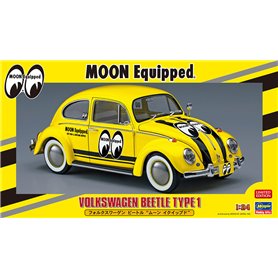Hasegawa 1:24 Volkswagen Beetle Type 1 - MOON EQUIPPED