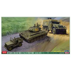 Hasegawa 1:72 M24 Chaffee i M3A1 HALF-TRUCK - JGSDF / NPR