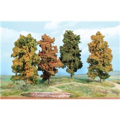 Heki 2001 Drzewka - Drzewa liściaste jesienne 18cm - 4szt.