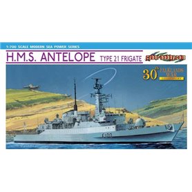 Dragon 1:700 HMS Antelope - TYPE 21 FRIGATE