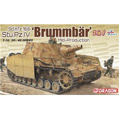 Dragon 1:35 Sd.Kfz.166 Brummbar - MID-PRODUCTION - 2w1