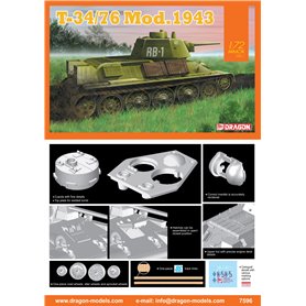 Dragon 7596 T-34/76 mOD. 1943