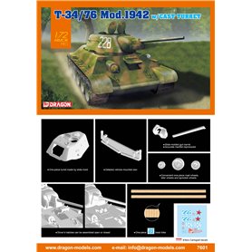 Dragon 7601 T-34/76 Mod.1942 Cast Turret