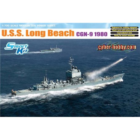 Dragon Cyber Hobby 7135 USS Long Beach CGN9 1980