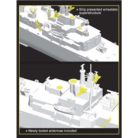 Dragon Cyber Hobby 7135 USS Long Beach CGN9 1980