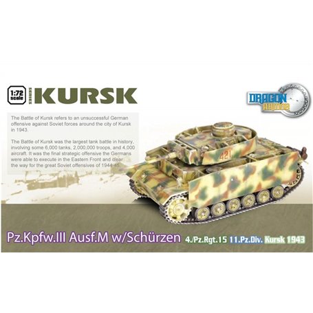 Dragon Armor 60623 Pz.IIIAusf.M 11Pz.Div.Kursk'43