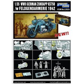 Lion Roar L3524 ( G.W.H )  WWII Ger. Zündapp KS750