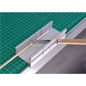 Artesania latina 27031 Aluminiowe korytko do cięcia kątowego