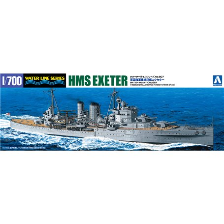 Aoshima 05273 1/700 British Cruiser Exeter