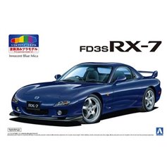 Aoshima 1:24 Mazda FD3S RX-T 1999 - INNOCENT BLUE MICA - PREPAINTED