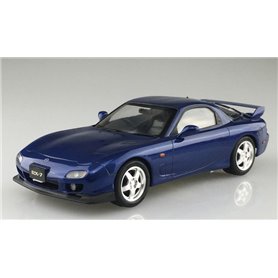 Aoshima 1:24 Mazda FD3S RX-T 1999 - BLUE PREPAINTED