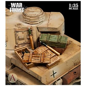 Scale75 1:35 GERMAN SUPPLIES - amunicja i skrzynki na amunicję do czołgu Pz.Kpfw.V Panther