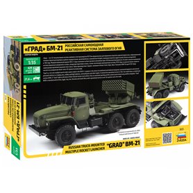 Zvezda 1:35 BM-21 Grad - MULTIPLE ROCKET LAUNCHER