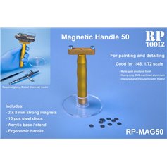 RP TOOLZ Magnetic handle with stand+10 pcs steel discs