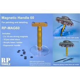 RP TOOLZ Uchwyt do malowania z magnesami - MAGNETIC HANDLE 60