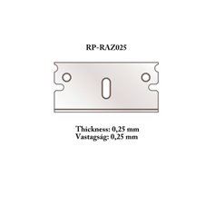 RP TOOLZ 0,25 mm Razor blade for cutter 5pcs 