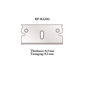 RP TOOLZ 0,3 mm Razor blade for cutter 5pcs