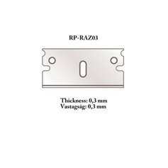 RP TOOLZ 0,3 mm Razor blade for cutter 5pcs