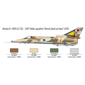 Italeri 1408 1/72 Kfir.C2