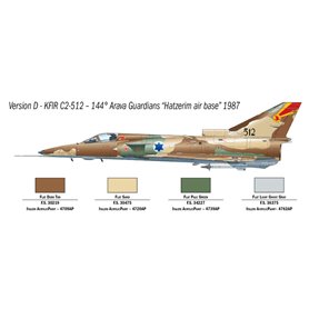 Italeri 1408 1/72 Kfir.C2