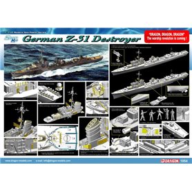 Dragon 1:350 GERMAN Z-31 DESTROYER