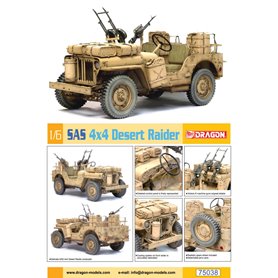 Dragon 1:6 SAS 4X4 DESERT RAIDER