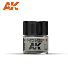 AK Interactive REAL COLORS RC328 Hairyokushoku - Grey-Green - 10ml 