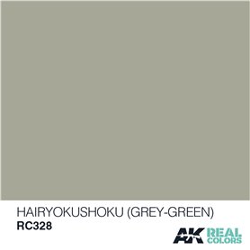 AK Interactive REAL COLORS RC328 Hairyokushoku - Grey-Green - 10ml