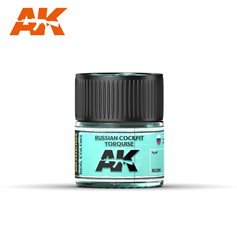 AK Interactive REAL COLORS RC206 Russian Cockpit Torquise - 10ml