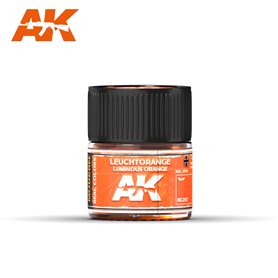 AK Interactive REAL COLORS RC207 Leuchtorange-Luminous Orange - RAL 2005 - 10ml