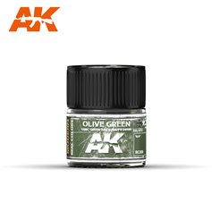 AK Interactive REAL COLORS RC209 Olive Green / USMC Green - RAL 6003 - FS34095 - 10ml 