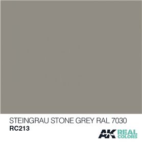 AK Interactive REAL COLORS RC213 Steingrau-Stone Grey RAL 7030 10ml