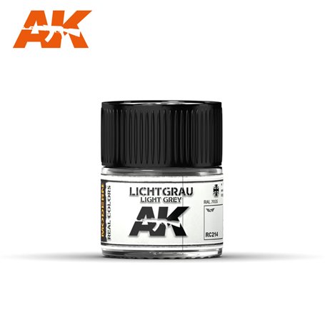 AK Real Colors RC214 Lichtgrau-Light Grey RAL 7035 10ml