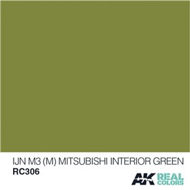 AK Interactive REAL COLORS RC306 IJN M3 (M) Mitsubishi Interior Green - 10ml