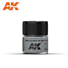 AK Interactive REAL COLORS RC336 MIG-25 / MIG-31 Grey - 10ml