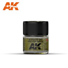 AK Interactive REAL COLORS RC333 Ki Midori Iro - Yellow-Green - 10ml