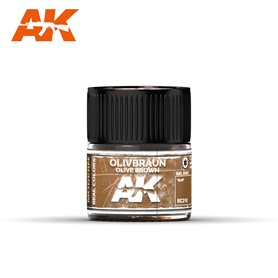 AK Interactive REAL COLORS RC218 Olive Braun - Olive Brown - RAL 8008 - 10ml