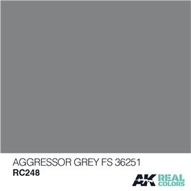 AK Interactive REAL COLORS RC248 Aggressor Grey - FS 36251 - 10ml