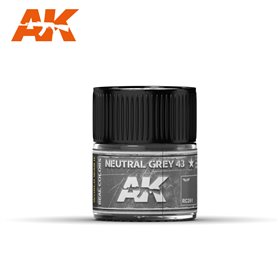 AK Interactive REAL COLORS RC261 Neutral Grey 43 - 10ml