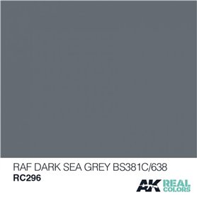 AK Real Colors RC296 RAF Dark Sea Grey BS381C/638 - 10ml