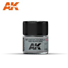 AK Interactive REAL COLORS RC299 RAF Camouflage BARLEY Grey - BS381C/626 - 10ml 