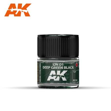 AK Interactive REAL COLORS RC304 IJN D1 - Deep Green Black - 10ml