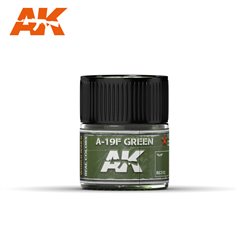 AK Interactive REAL COLORS RC312 A-19F Grass Green - 10ml 