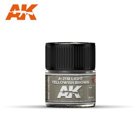 AK Interactive REAL COLORS RC314 A-21M Light Yellowish Brown - 10ml