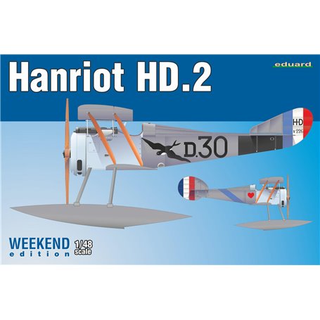 Eduard 8413 Frech WWI Hanriot HD.2 floatplane