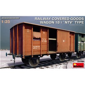 Mini Art 35288 Railway Cover GoodsWagon 18t NTVtyp