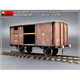 Mini Art 1:35 Railway Cover GoodsWagon 18t NTV TYPE