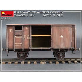 Mini Art 1:35 Railway Cover GoodsWagon 18t NTV TYPE