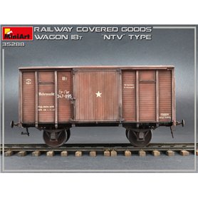 Mini Art 1:35 Railway Cover GoodsWagon 18t NTV TYPE